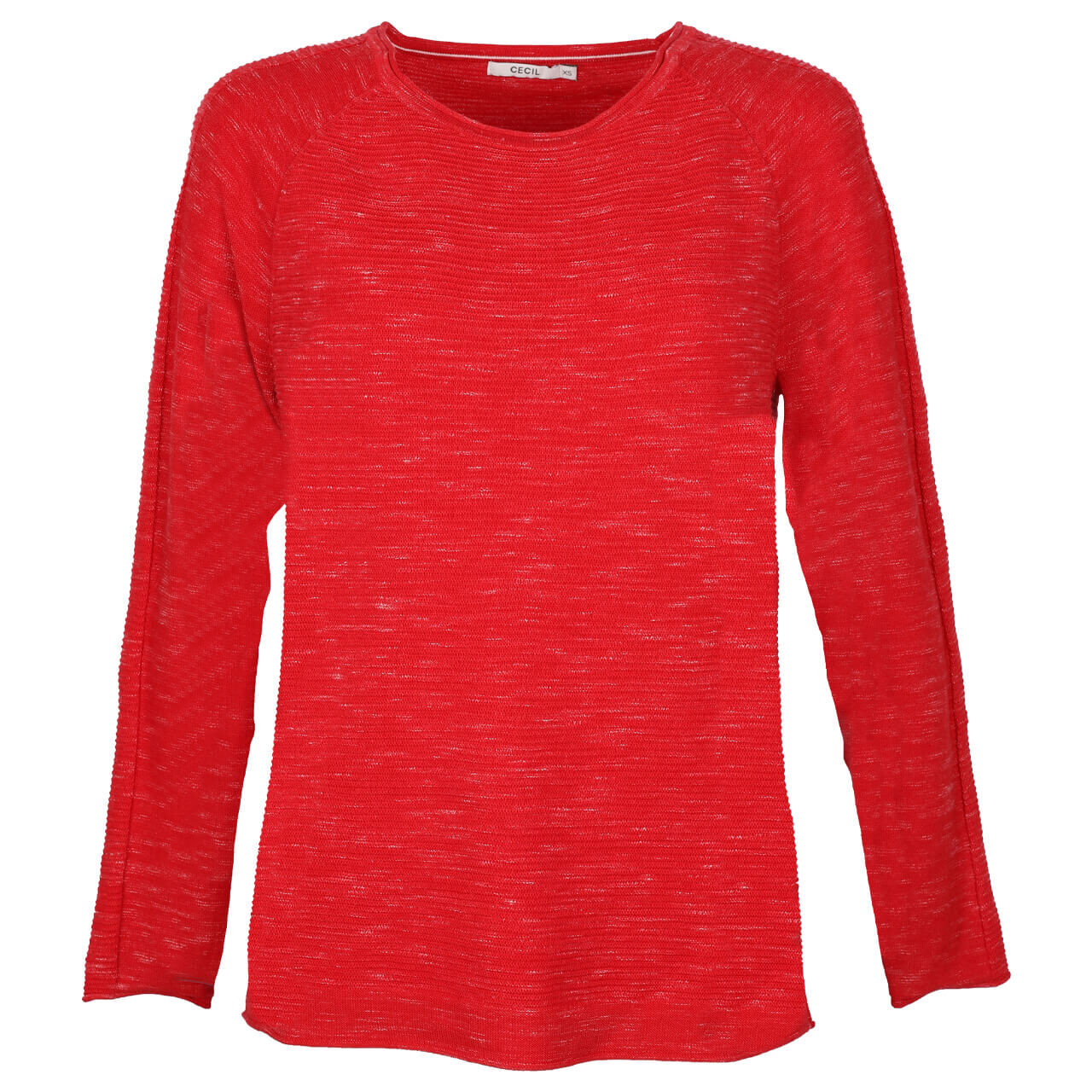 Cecil Melange Pullover strong red