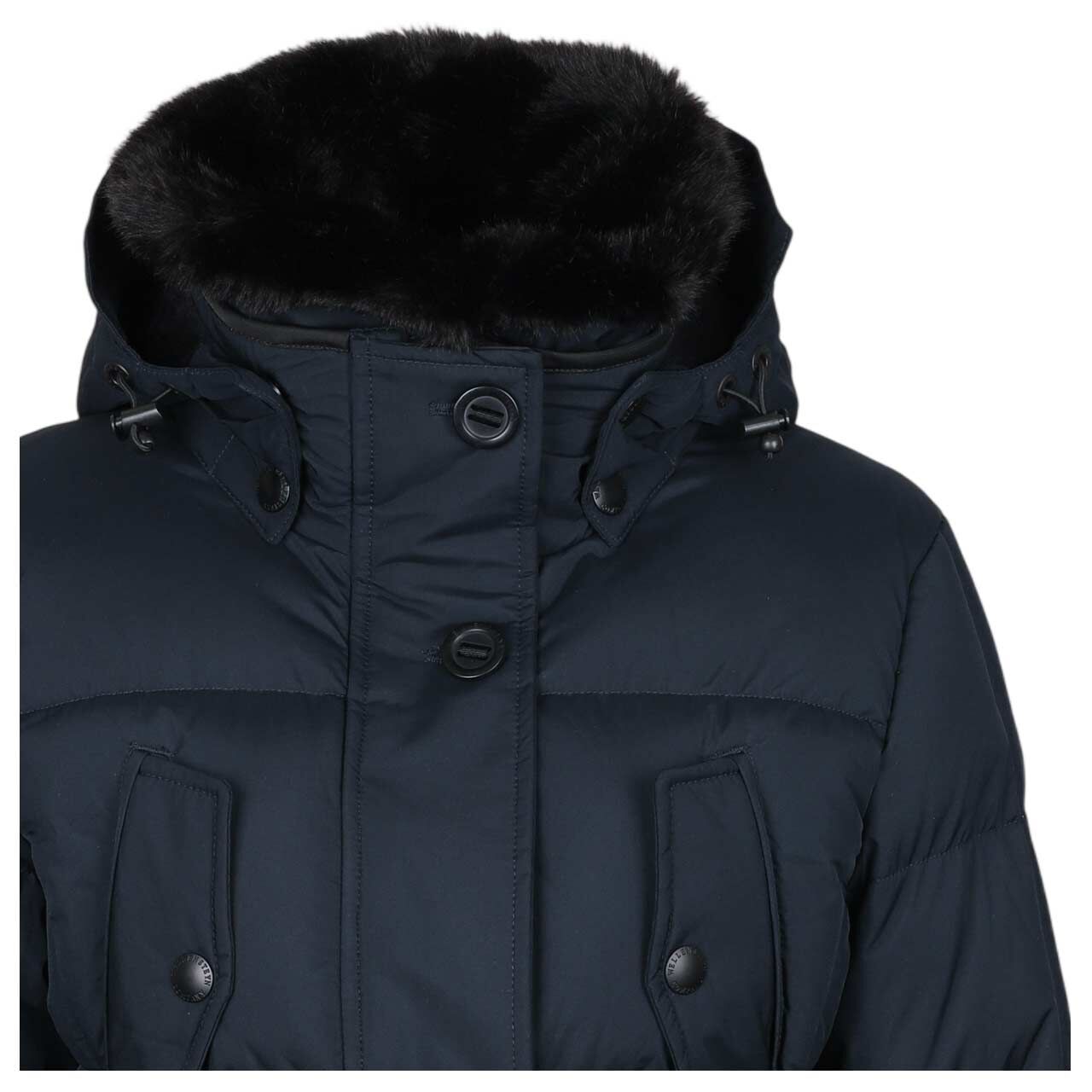 Damen Jacke Centauri Lady von Wellensteyn in Dunkelblau, Detailansicht Logo