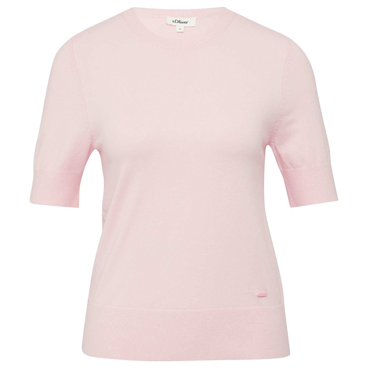 s.Oliver Damen Kurzarm Pullover lilac pink