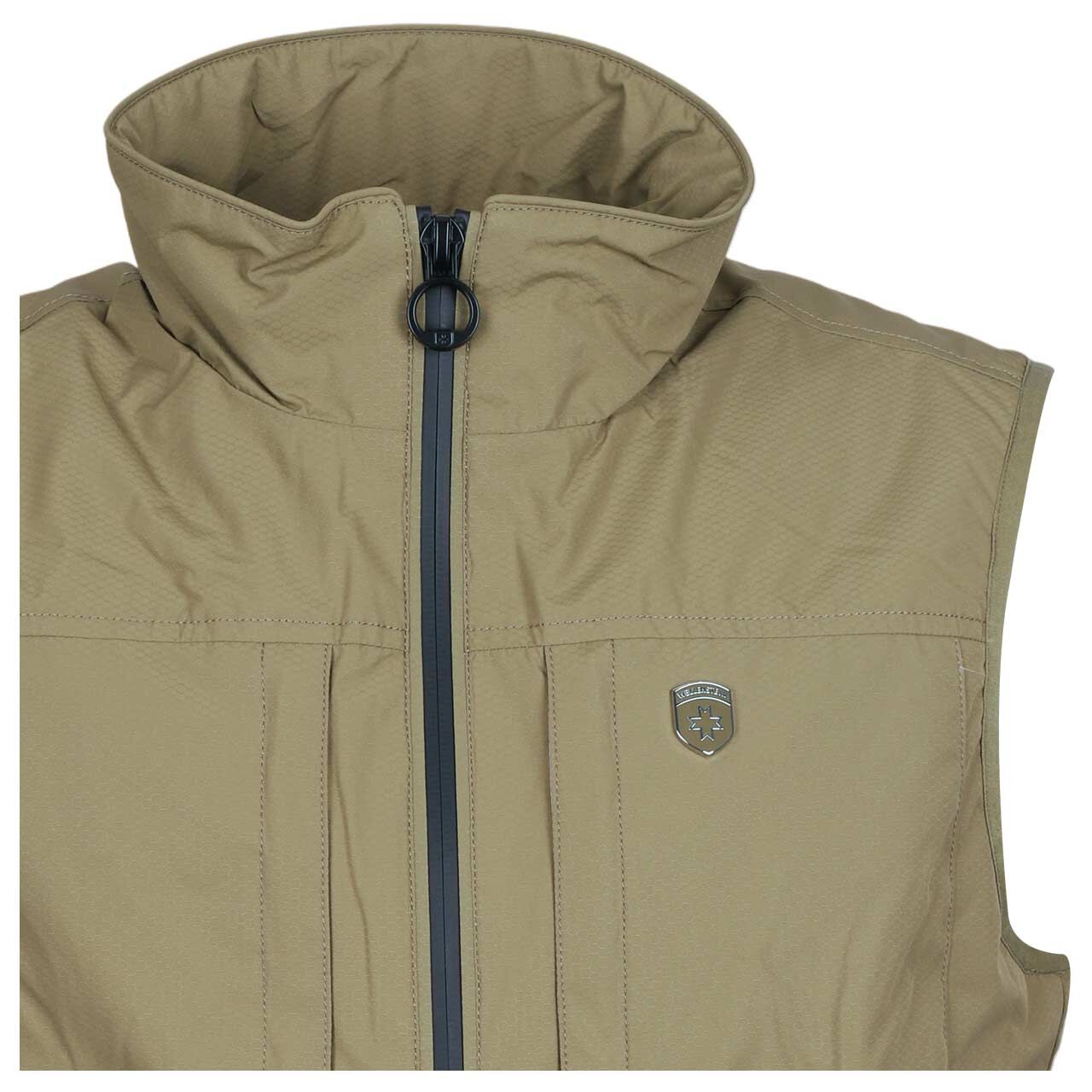 Herren Weste Cyber Vest Men von Wellensteyn in Grün, detaillierte Vorderansicht