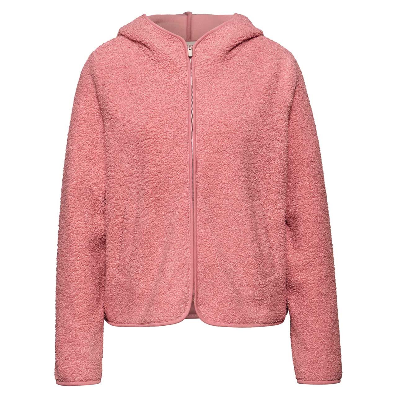 Street One Damen Teddyjacke Hood Jacket powder pink