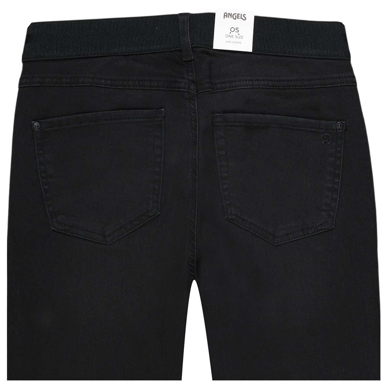 Damenjeans One Size von Angels in Dunkelgrau, detaillierte Rückansicht