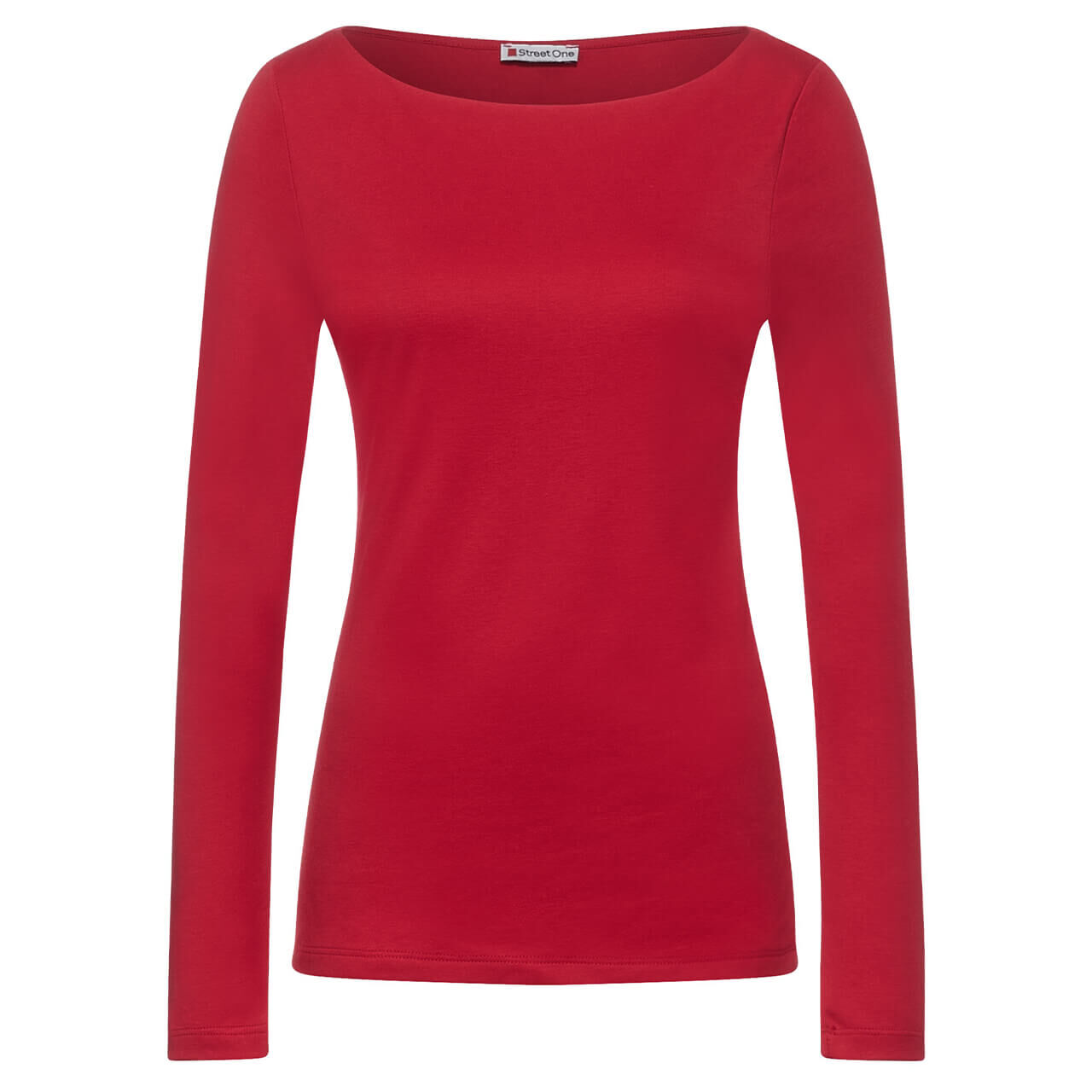 Street One Lanea Langarm Shirt für Damen in Rot, FarbNr.: 13319