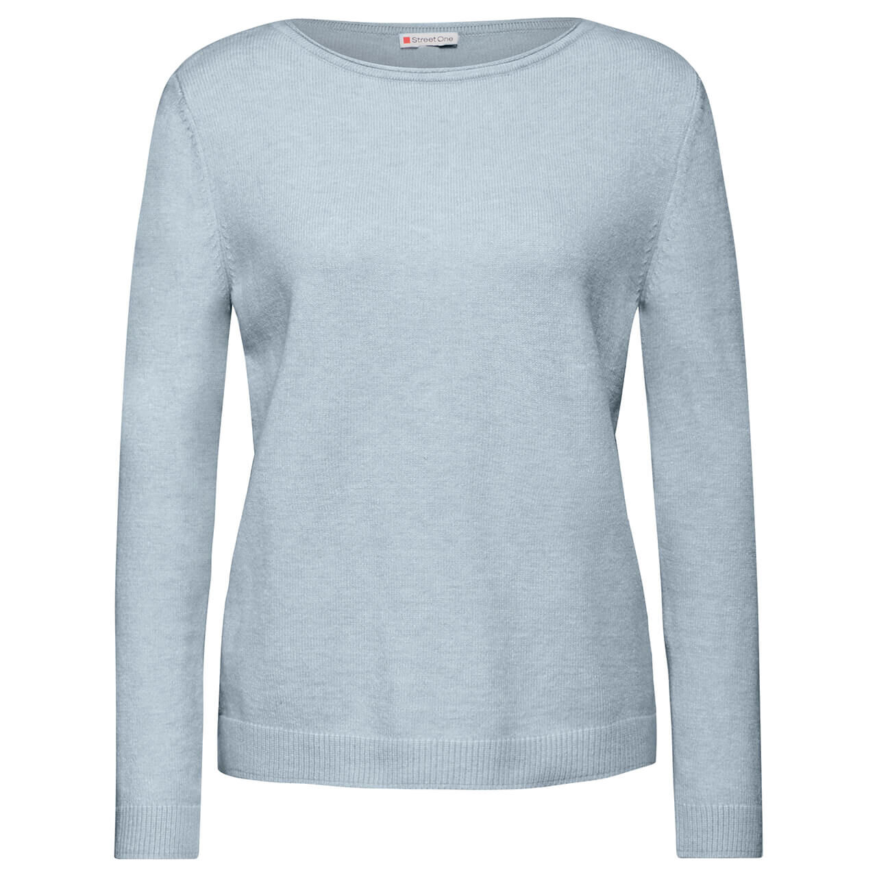 Street One Damen Pullover U-Boat Sweater antarctic blue melange