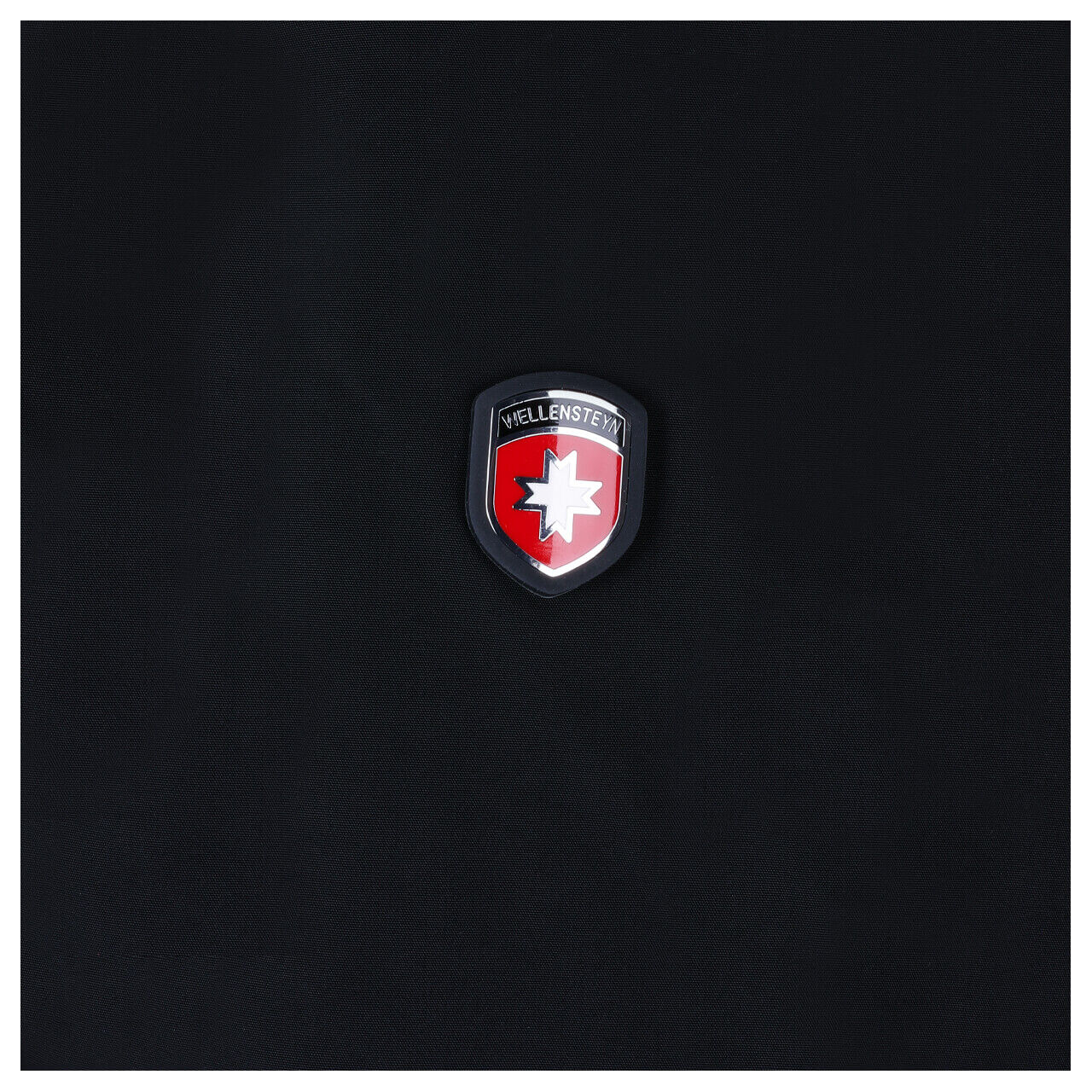 Herren Jacke Tirol von Wellensteyn in Schwarz, Detailansicht vom Logo