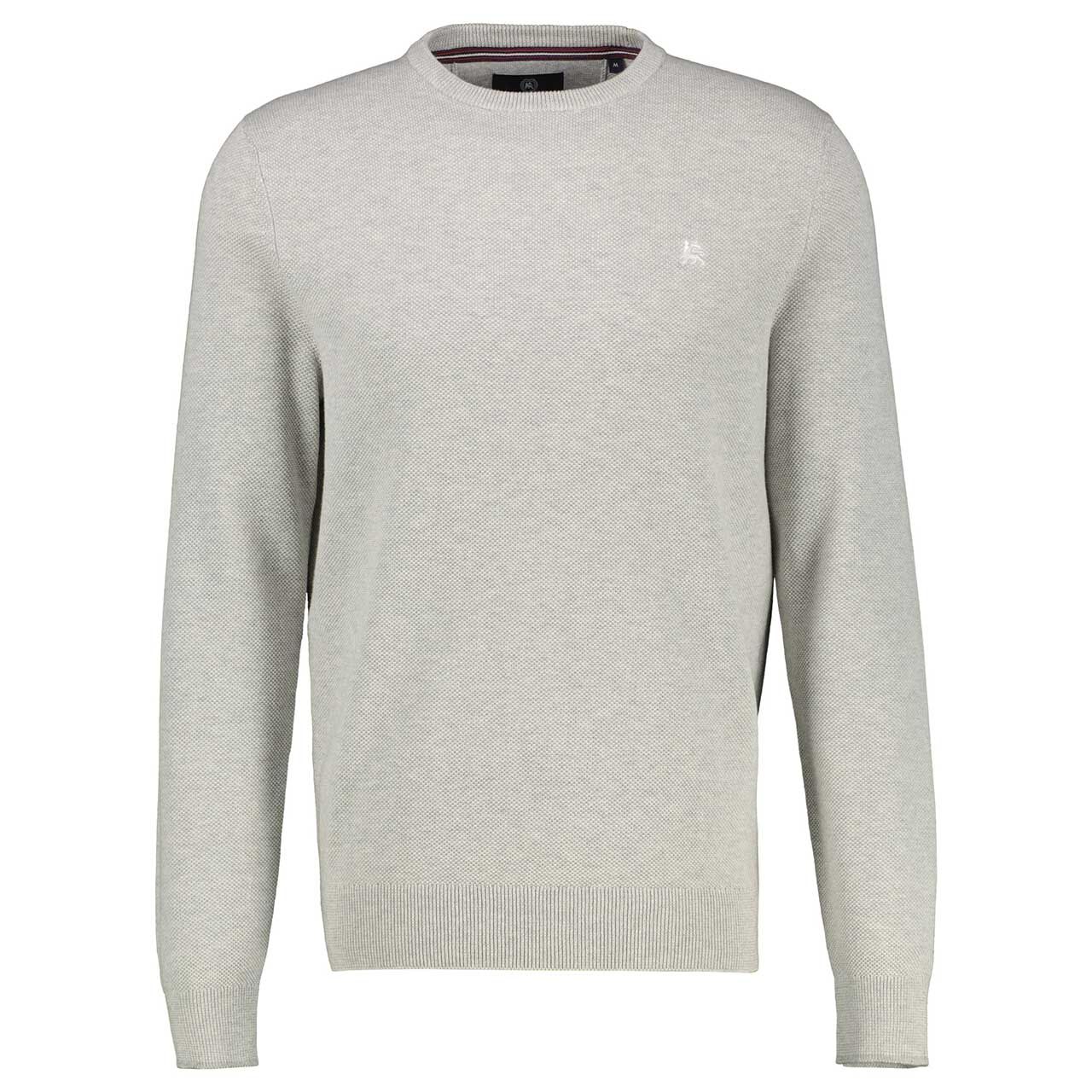 Lerros Herren Pullover broken white melange