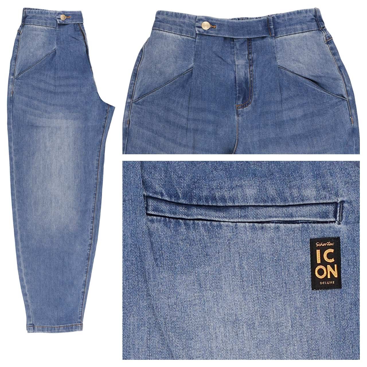 Senoritas ICON Heartbreaker 7/8 Jeans mid blue wash