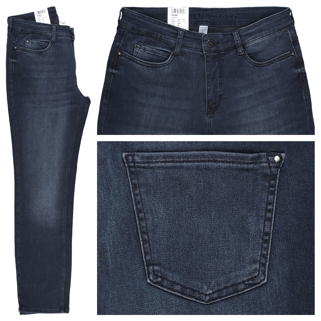 MAC Dream Jeans dark blue wash