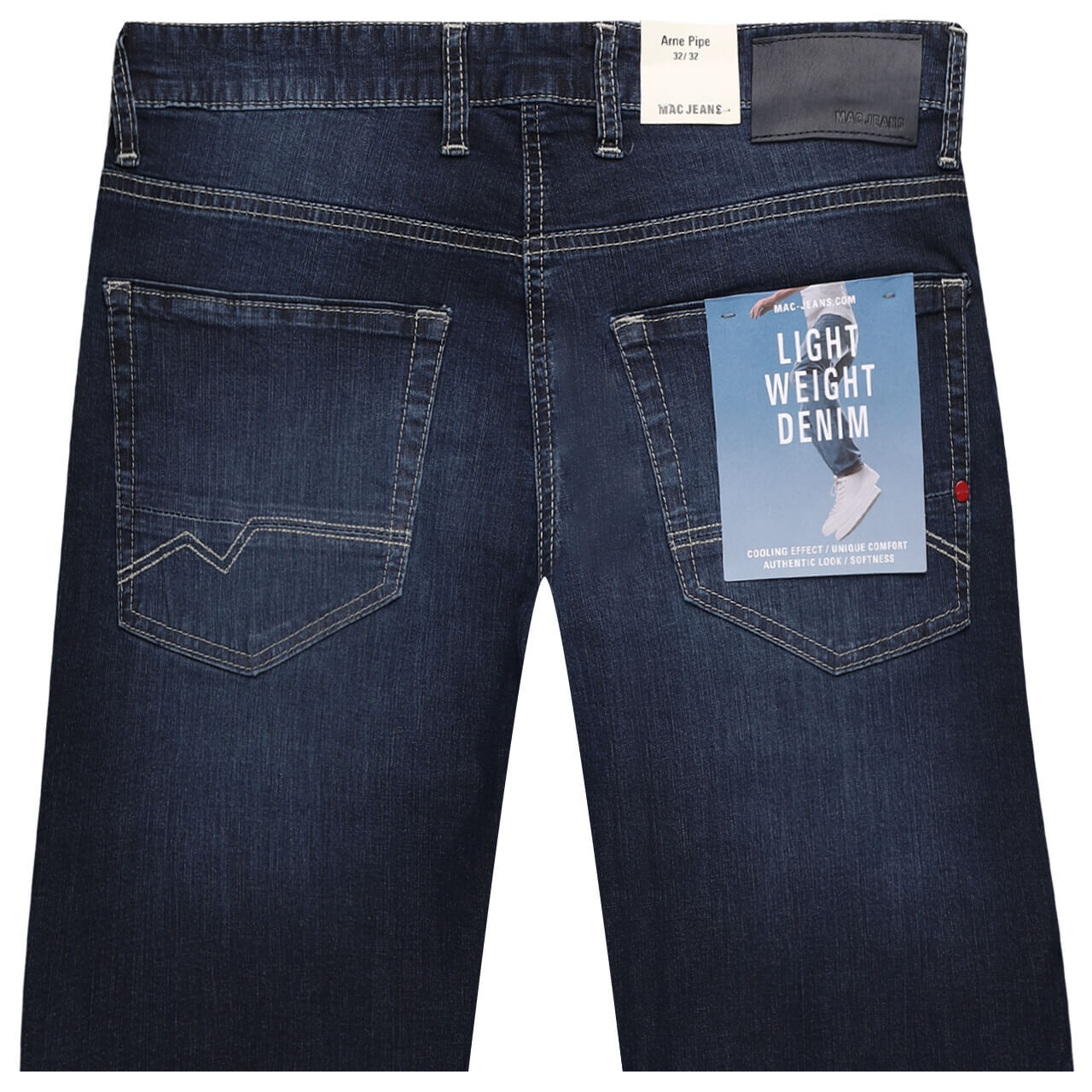 MAC Arne Pipe Jeans deep blue authentic wash