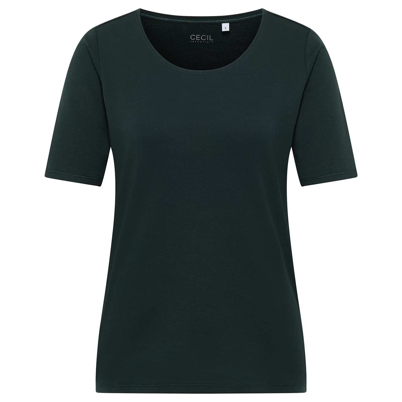 Cecil Damen T-Shirt Lena ink green