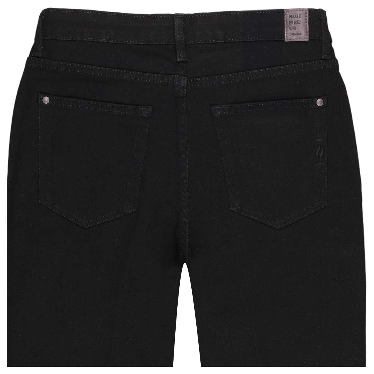 Damenjeans Sunny von Blue Fire in Schwarz, detaillierte Rückansicht