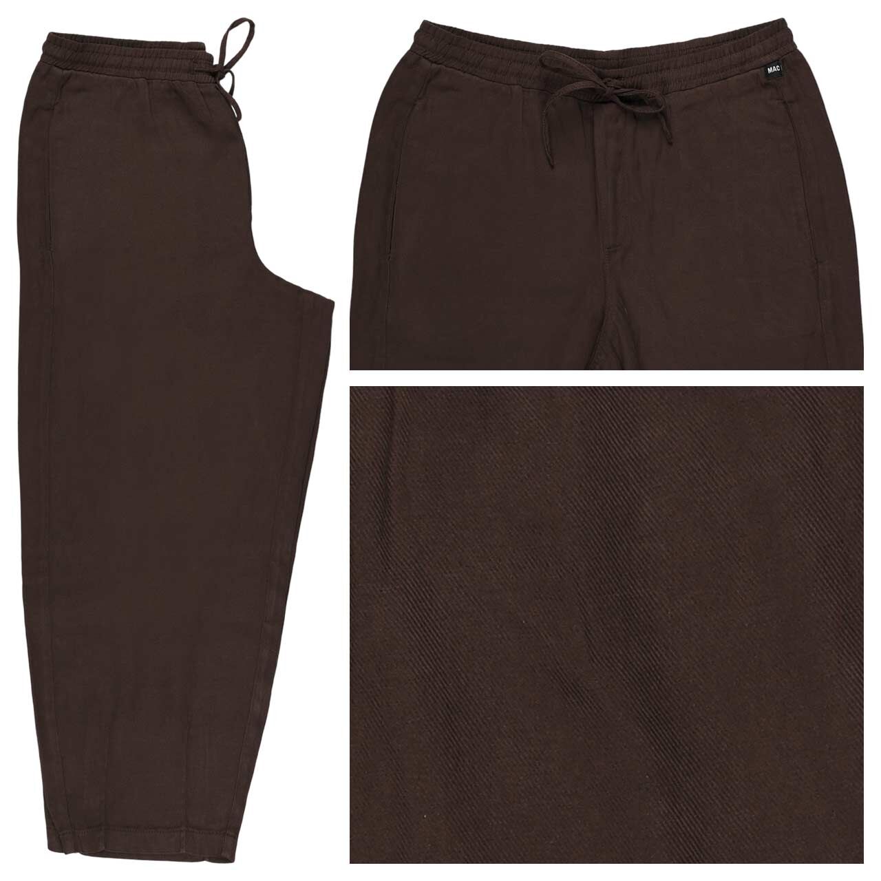 MAC Bay 2.3 7/8 Hose truffle brown relaxed