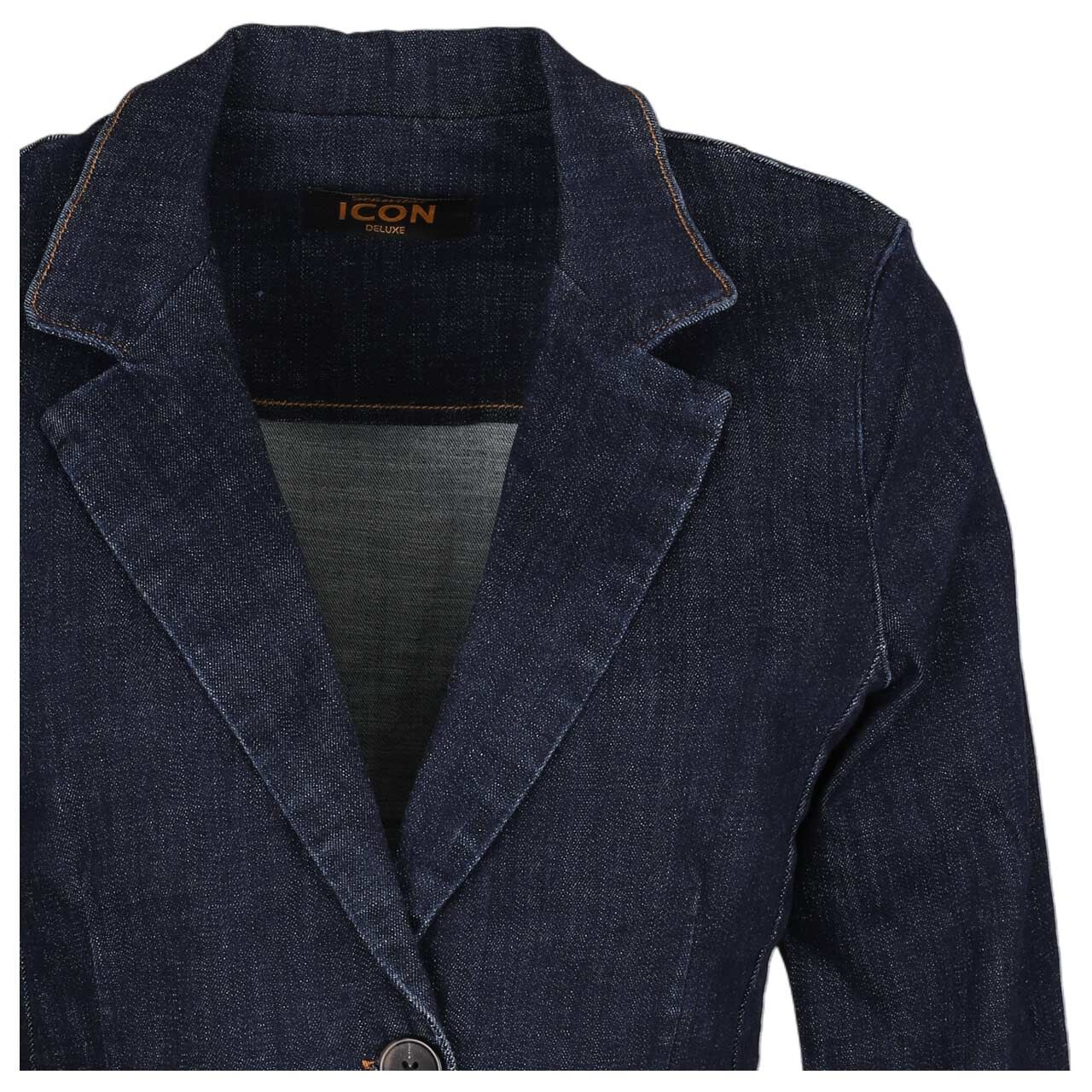 Damen Blazer von Senoritas Icon in Dunkelblau, Detailansicht vorne