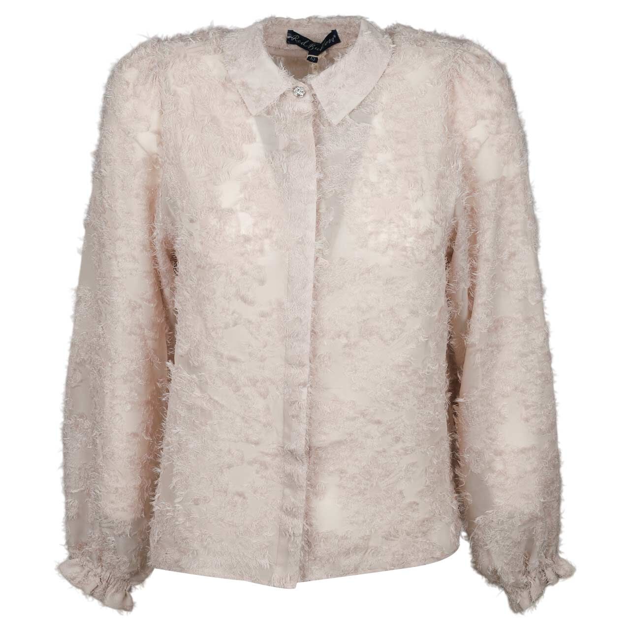 Red Button Damen Langarm Bluse Fringes stone