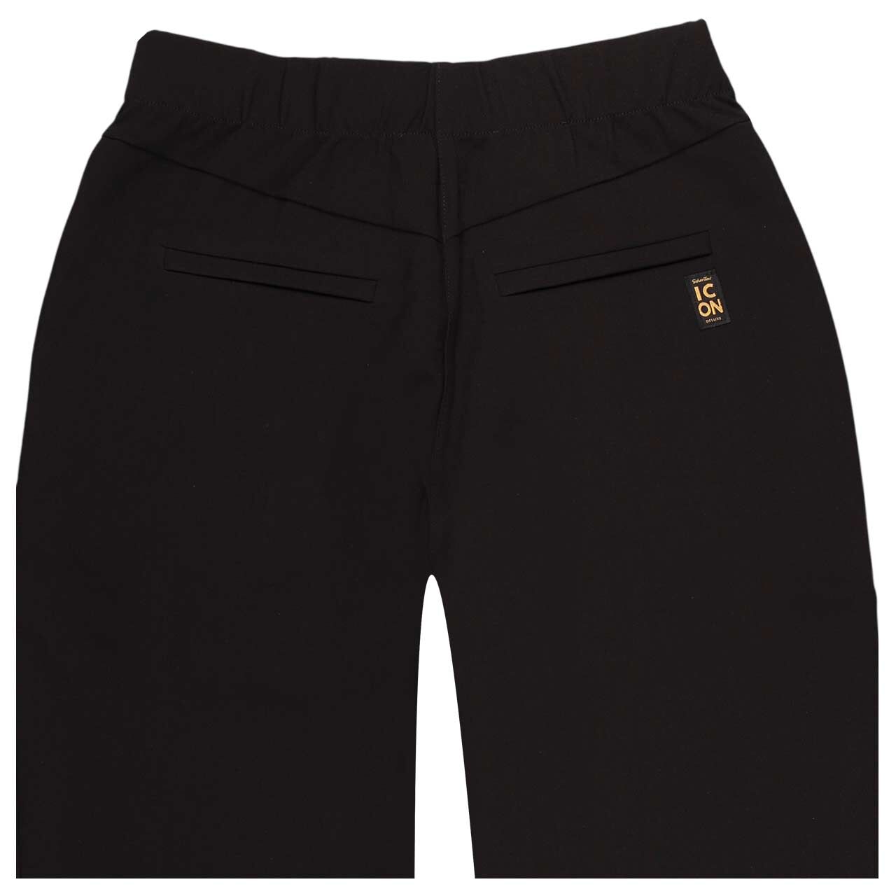 Damen 7/8 Hose Heartbreaker von Senoritas ICON in Schwarz, detaillierte Rückansicht