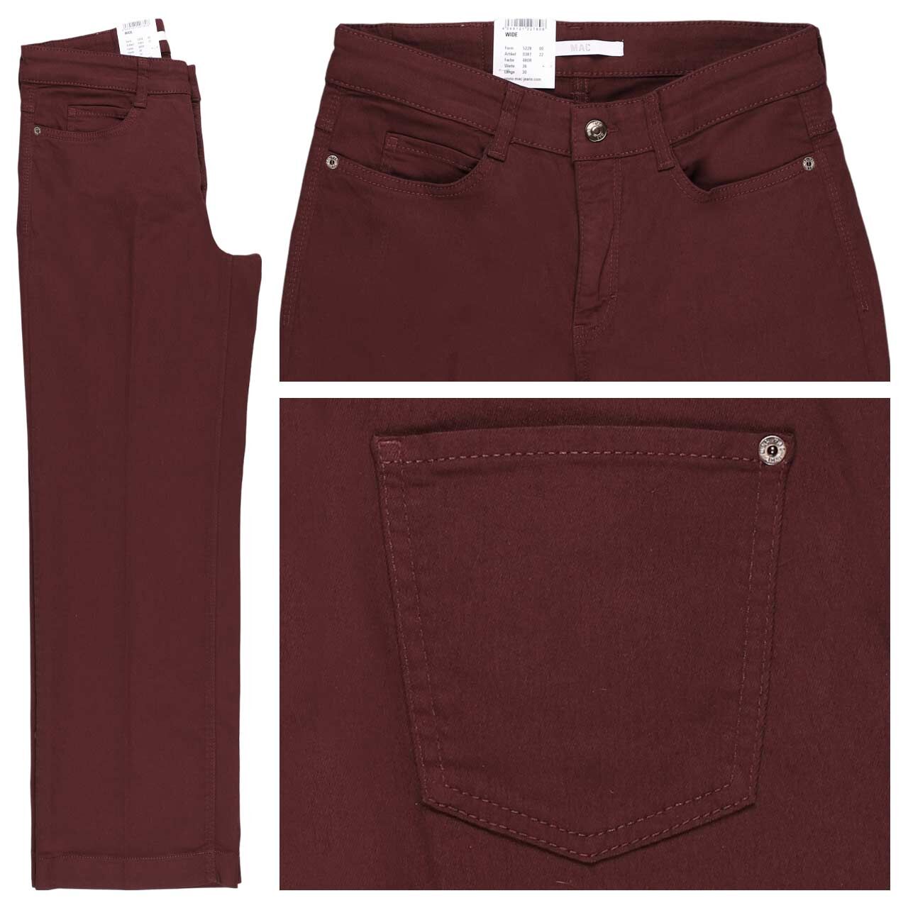 MAC Wide Jeans port royal