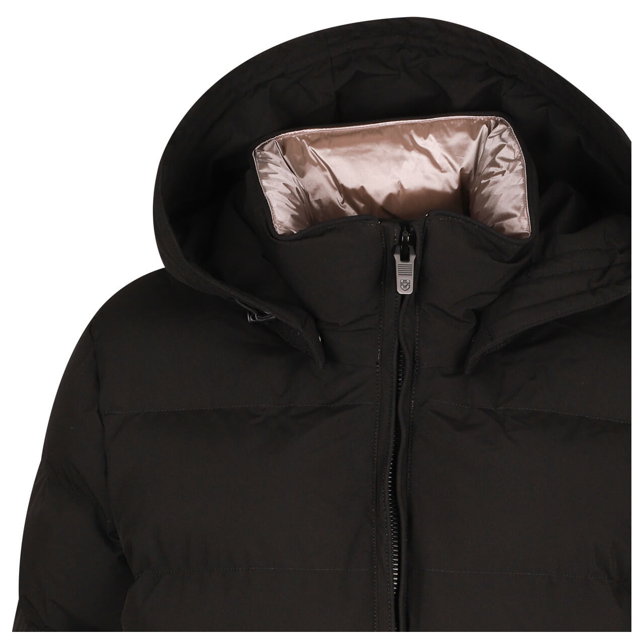 Damen Jacke Goldmine Short von Wellensteyn in Schwarz, Vorderansicht Detail