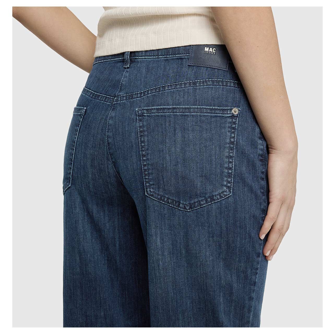 MAC Bobbie 7/8 Jeans vintage basic blue washed