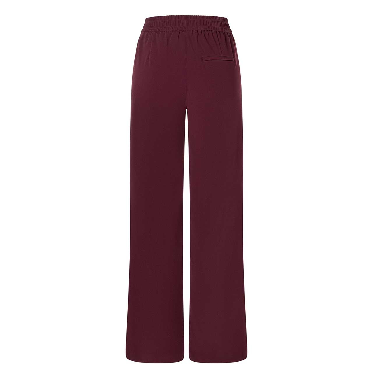 Damenhose Chiara von MAC in Burgunderrot, Rückansicht