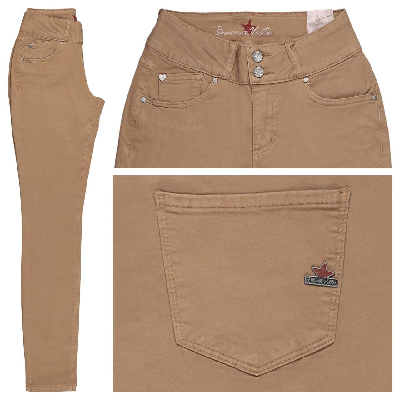 Buena Vista Tummyless Summer Twill Baumwollhose karamell