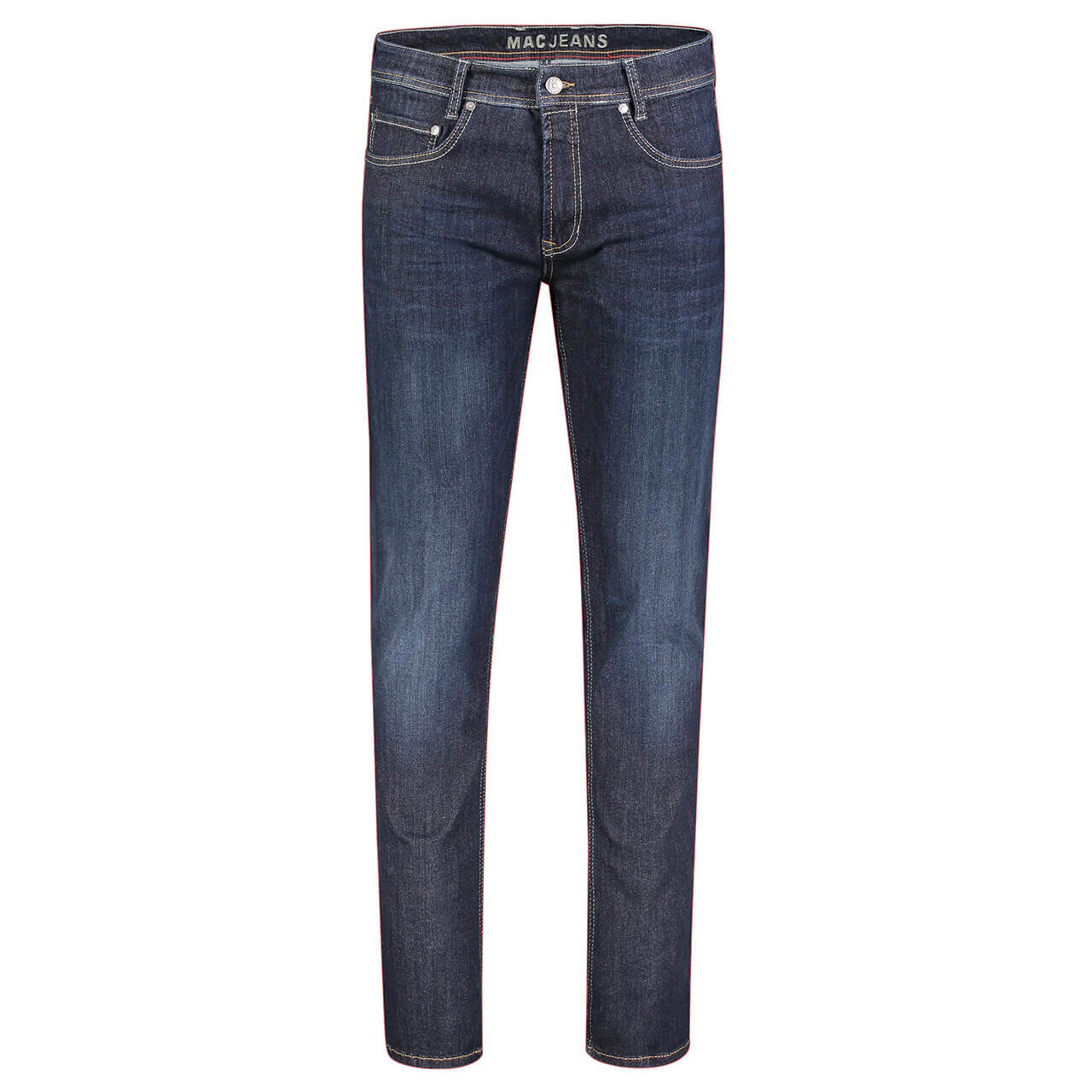 Herrenjeans Flexx von MAC in Dunkelblau verwaschen, Vorderansicht