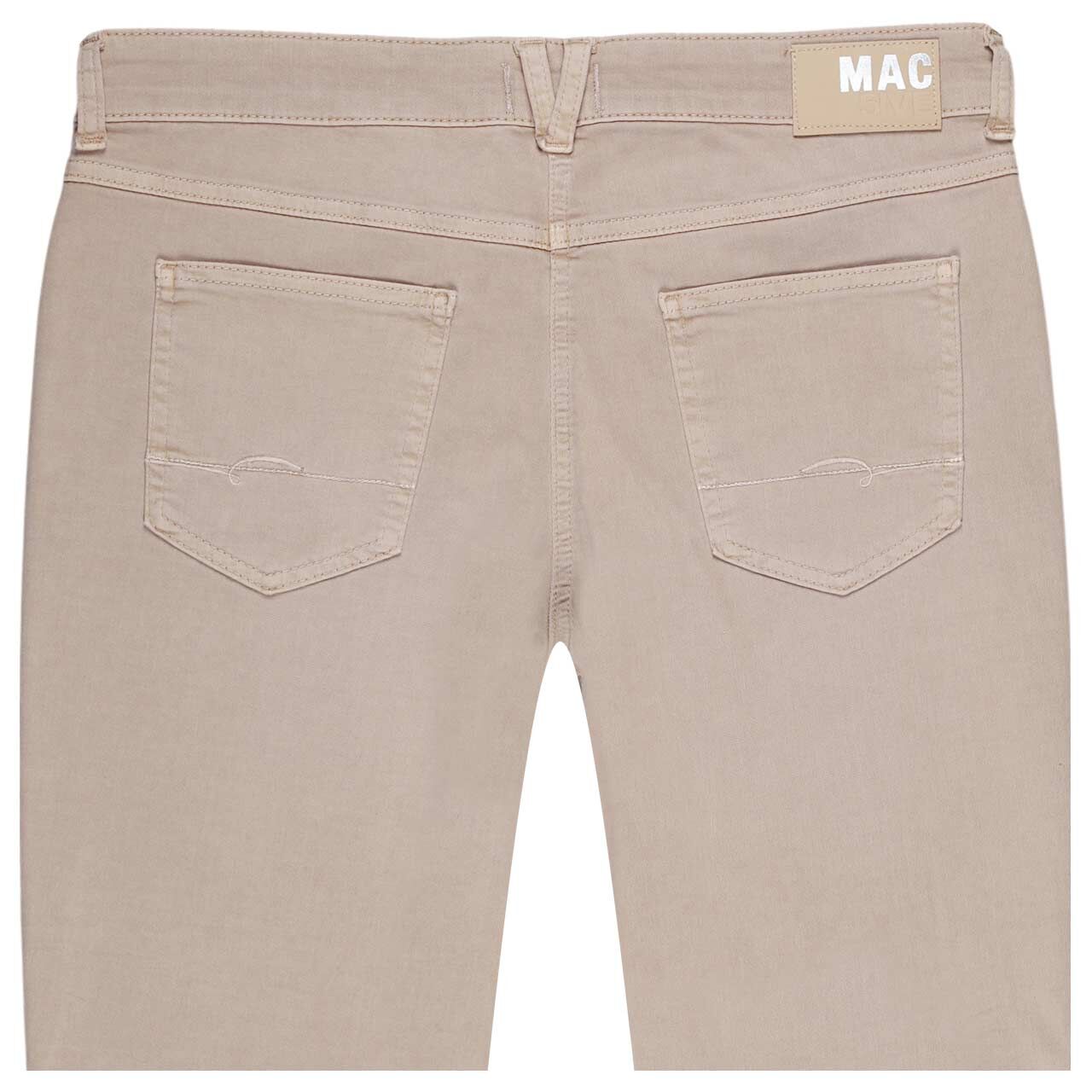 Damenjeans Angela von MAC in Beige, detaillierte Rückansicht
