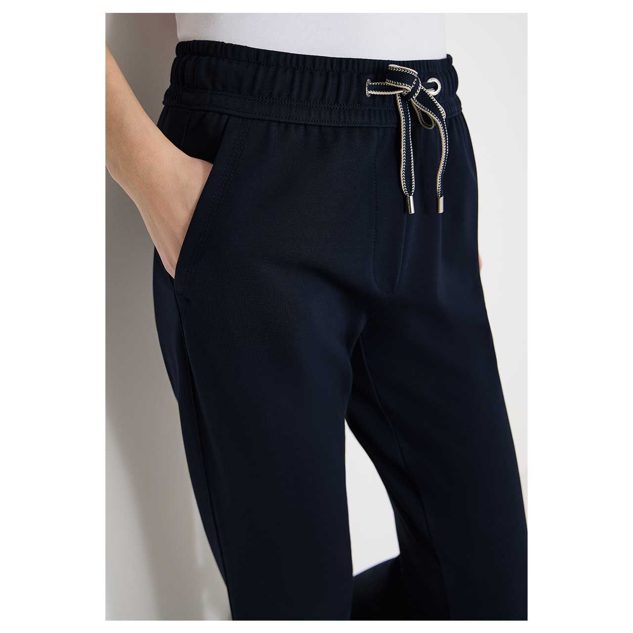 Damen Hose Tracey von Cecil in Dunkelblau, detaillierte Vorderansicht