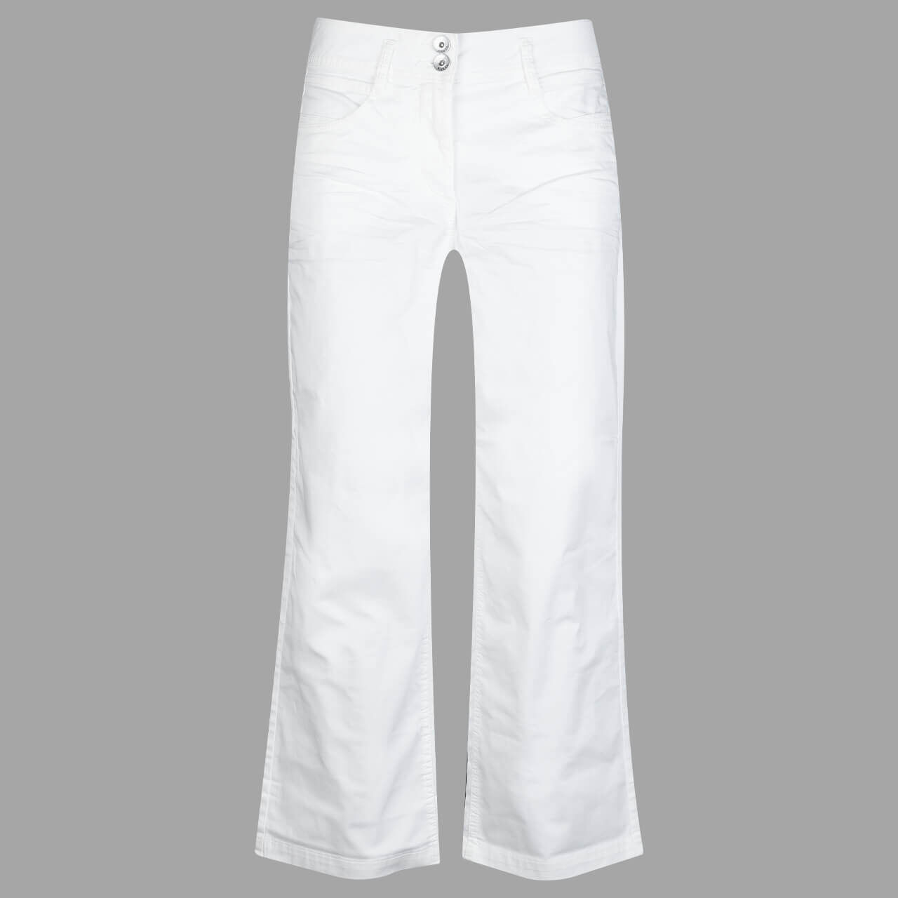 Cecil Neele Wideleg 7/8 Baumwollhose vanilla white Cecil Neele Wideleg 7/8 Baumwollhose vanilla white