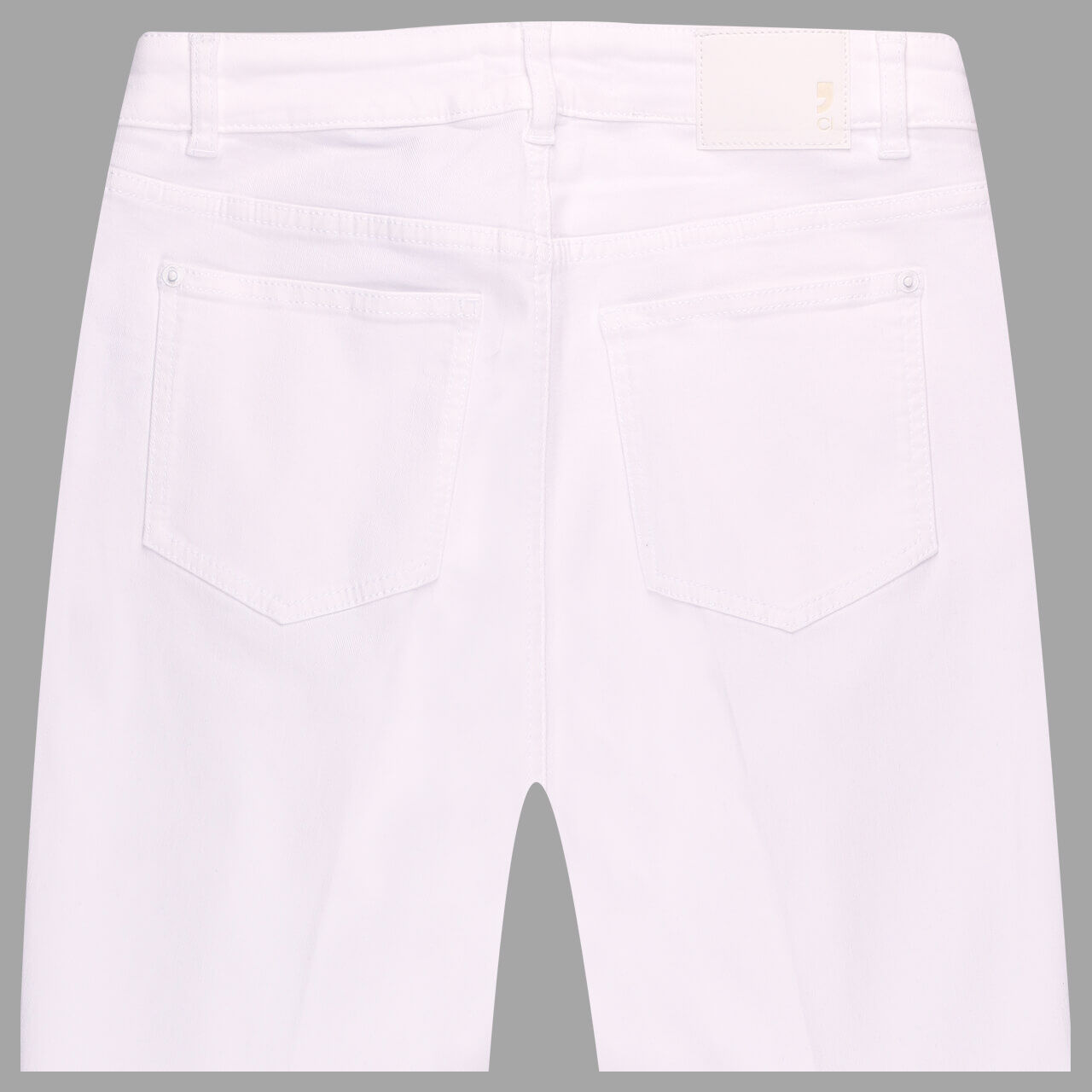 Comma Damen 7/8 Jeans white