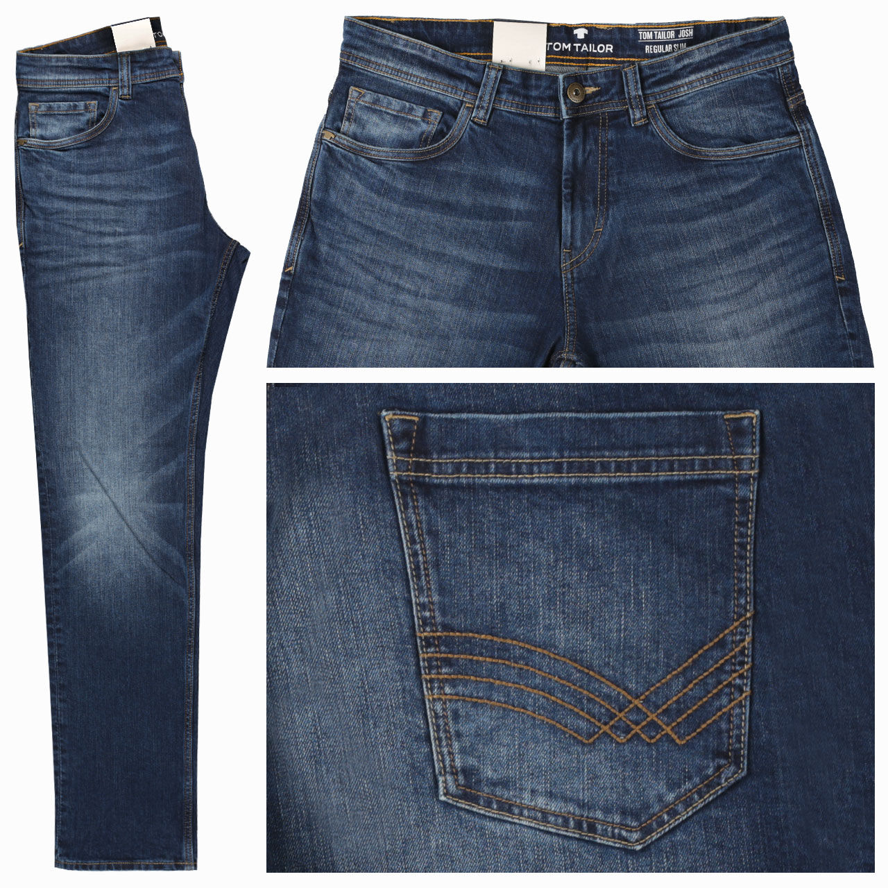 tomtailor-jeans-josh-midblue-10281 Tom Tailor Jeans Josh für Herren in Mittelblau verwaschen, FarbNr.: 1052/10281