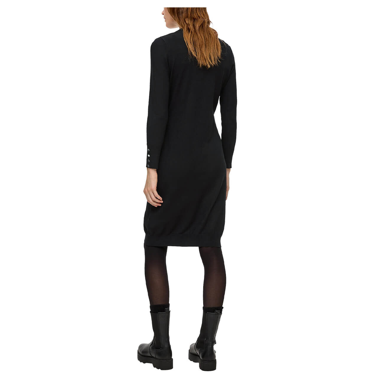 s.Oliver Damen Langarm Kleid black