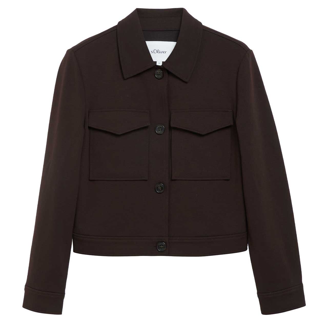 s.Oliver Damen Jacke bitter chocolate