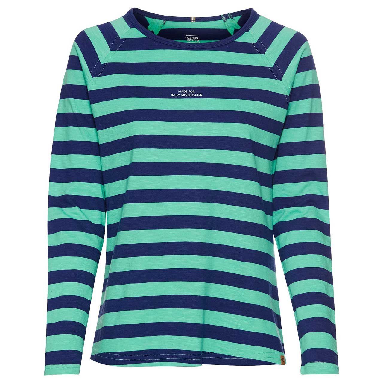 Camel active Damen Langarm Shirt striped peppermint