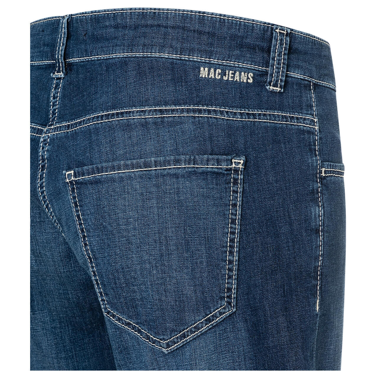 MAC Shorty Jeans dark blue basic used summer clean