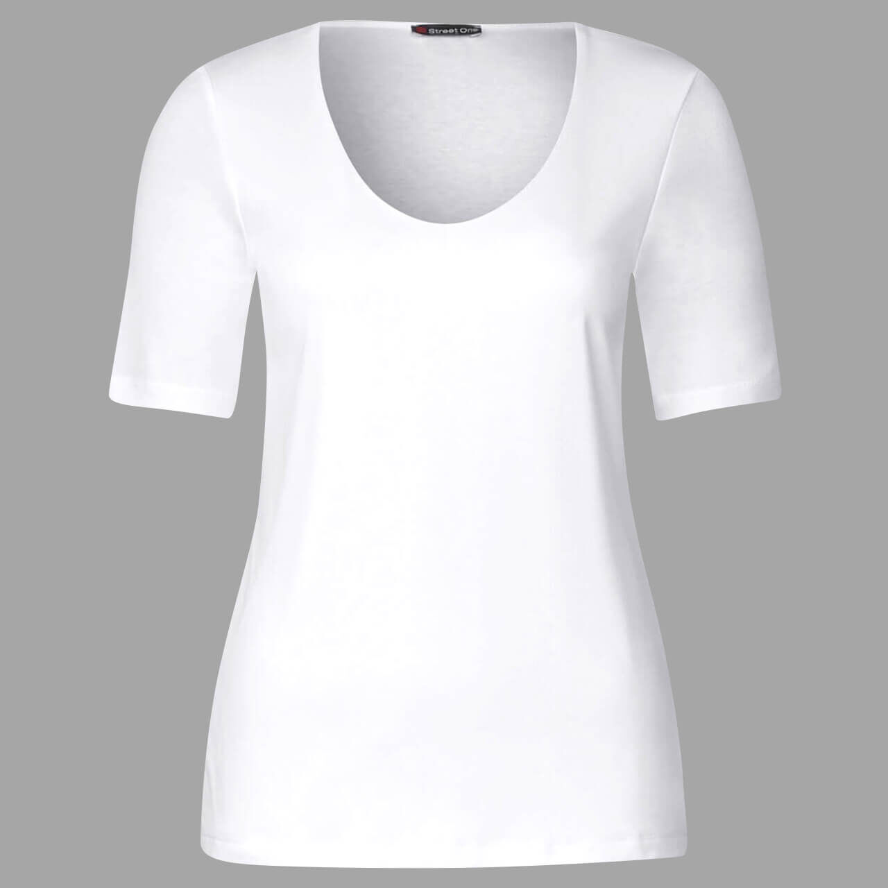 Street One Palmira Damen T-Shirt in Weiß, FarbNr. 10000