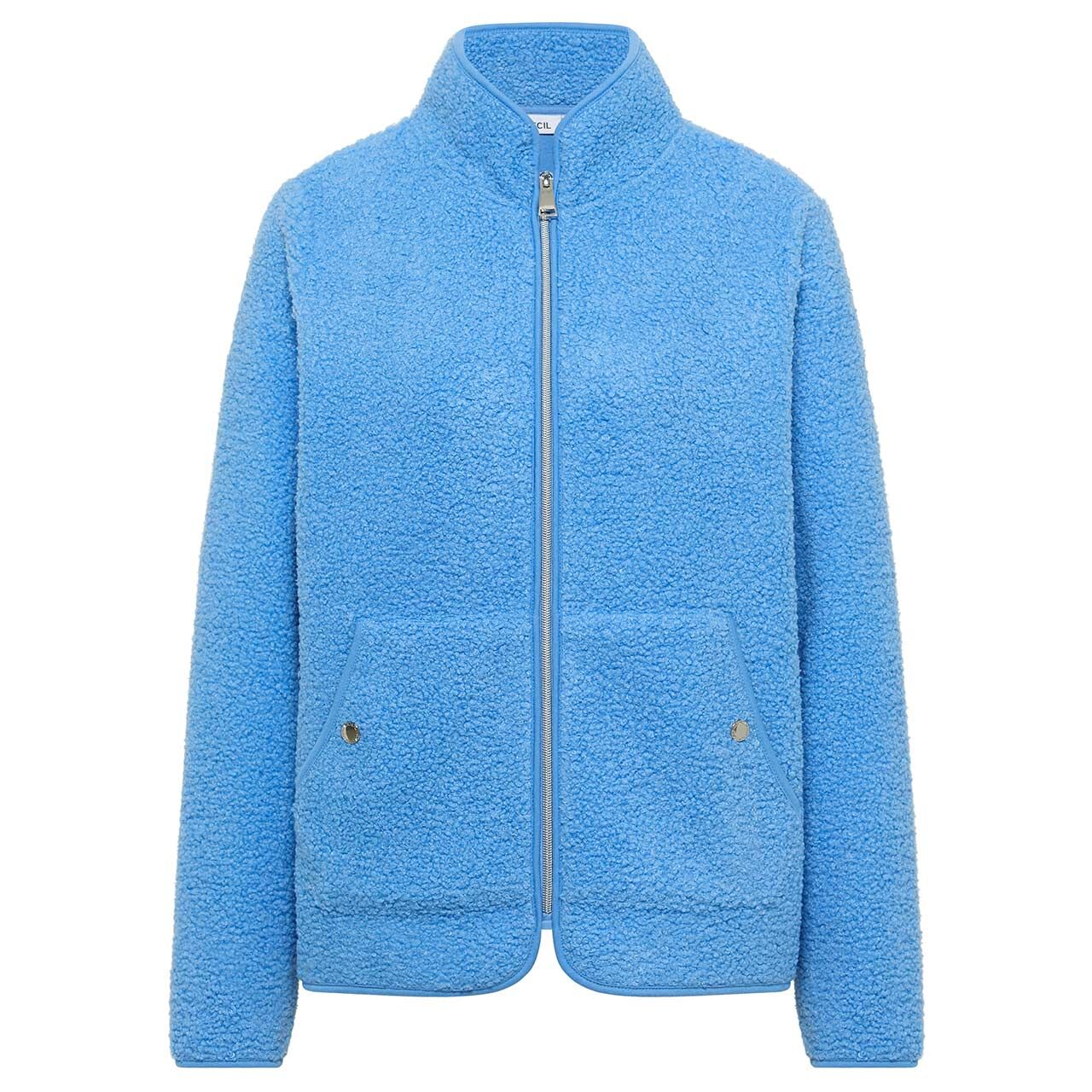 Cecil Damen Teddyjacke fountain blue