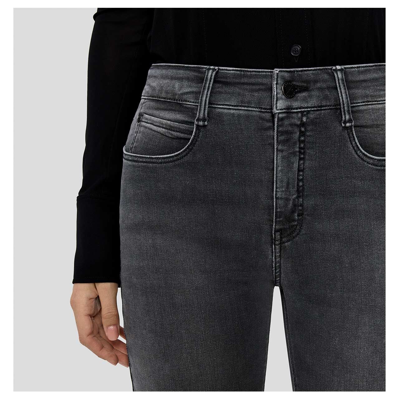 MAC Dream Boot Jeans soft grey authentic used