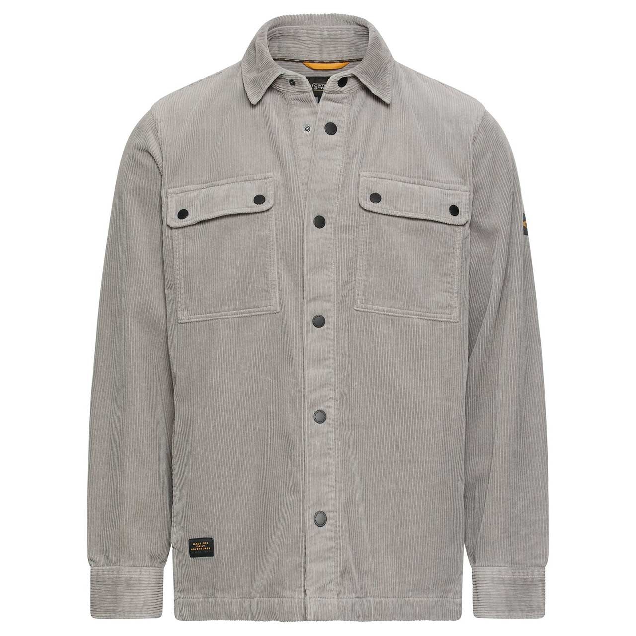 Camel active Herren Cord Hemdjacke dust grey