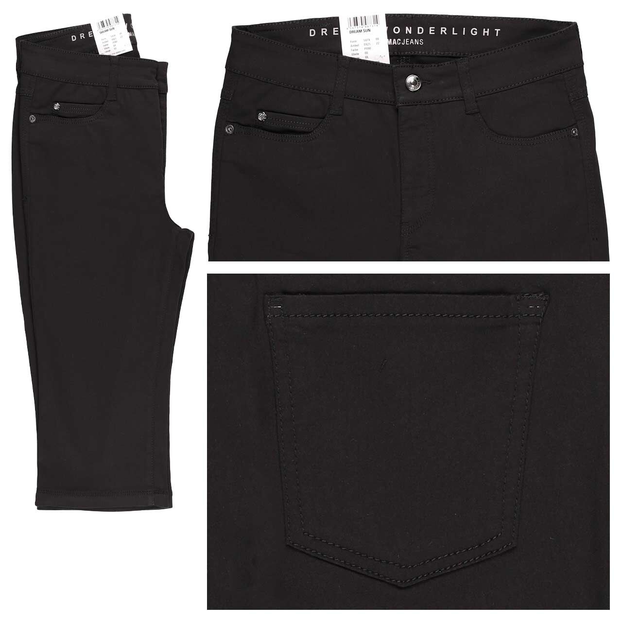 MAC Dream Sun 3/4 Jeans black wonderlight MAC Dream Sun 3/4 Jeans black wonderlight