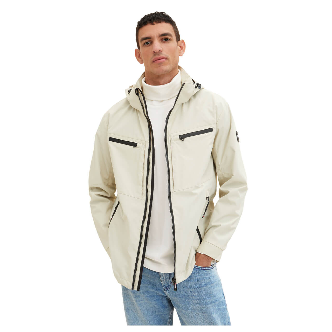Tom Tailor Herren Jacke beige alfalfa