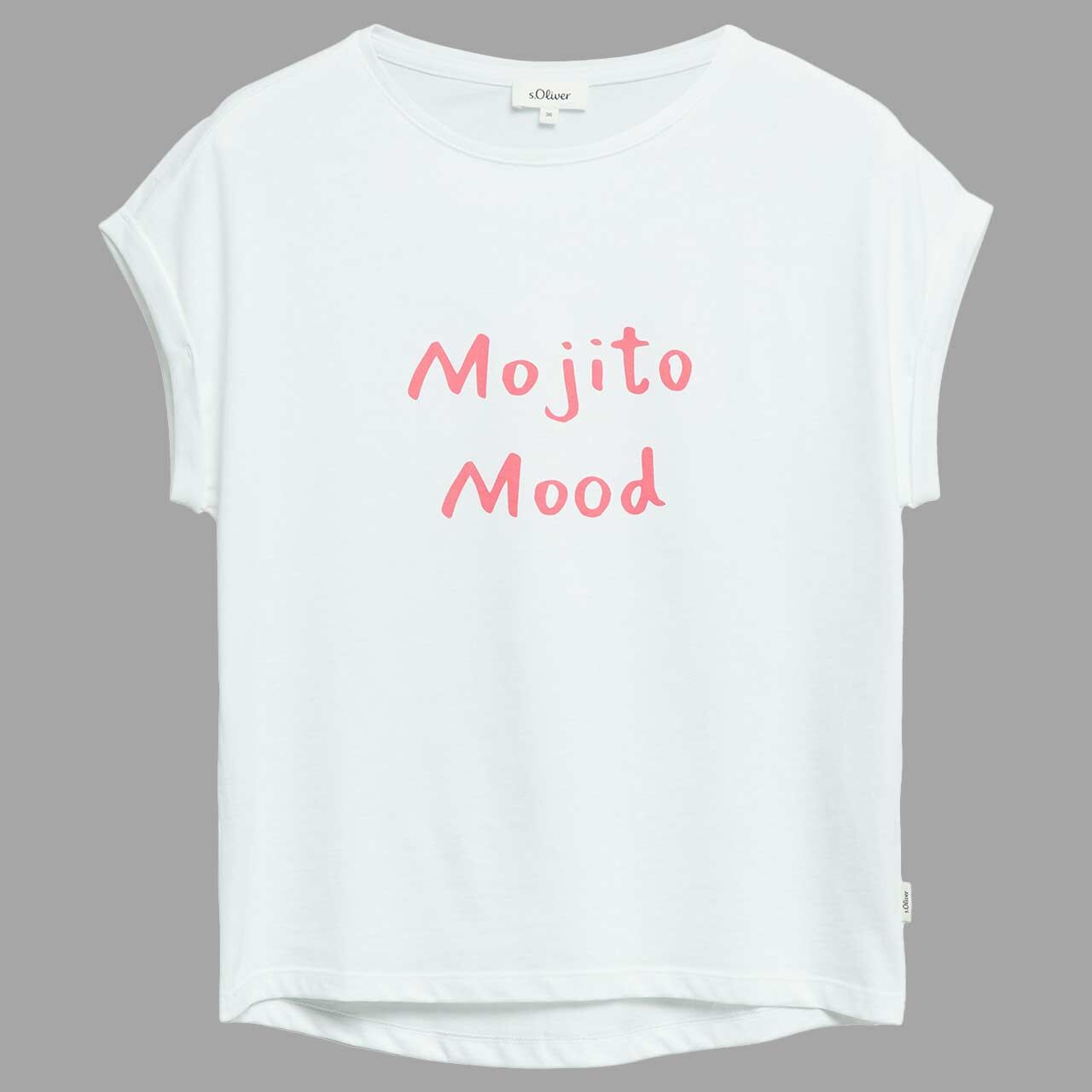 s.Oliver Damen T-Shirt mojito white