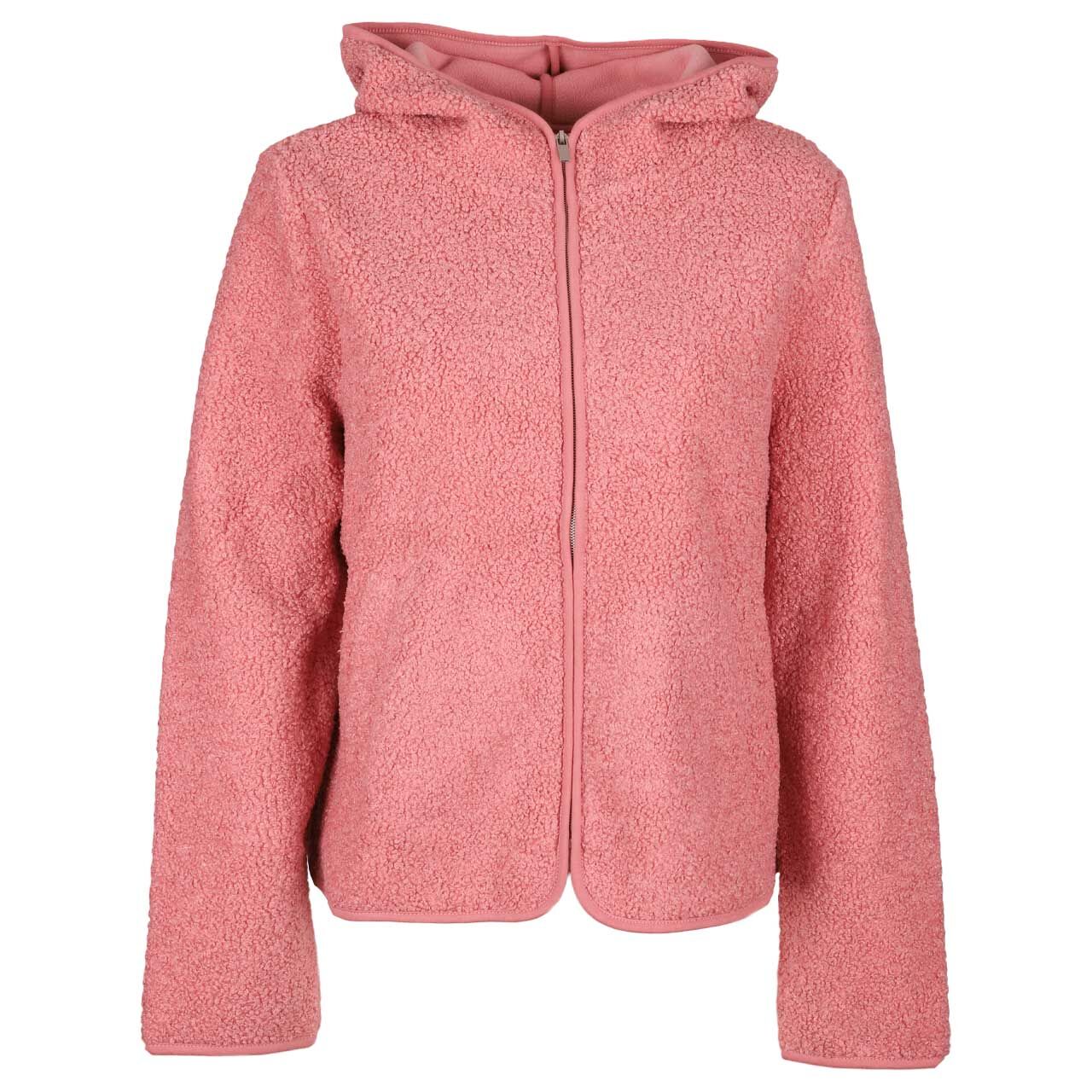 Street One Damen Teddyjacke Hood Jacket powder pink