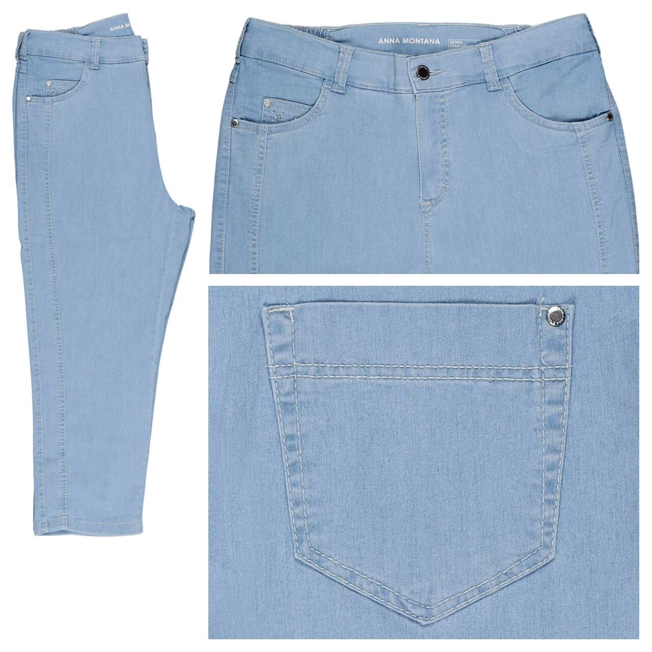 Anna Montana Dora Milano 3/4 Jeans bleached blue