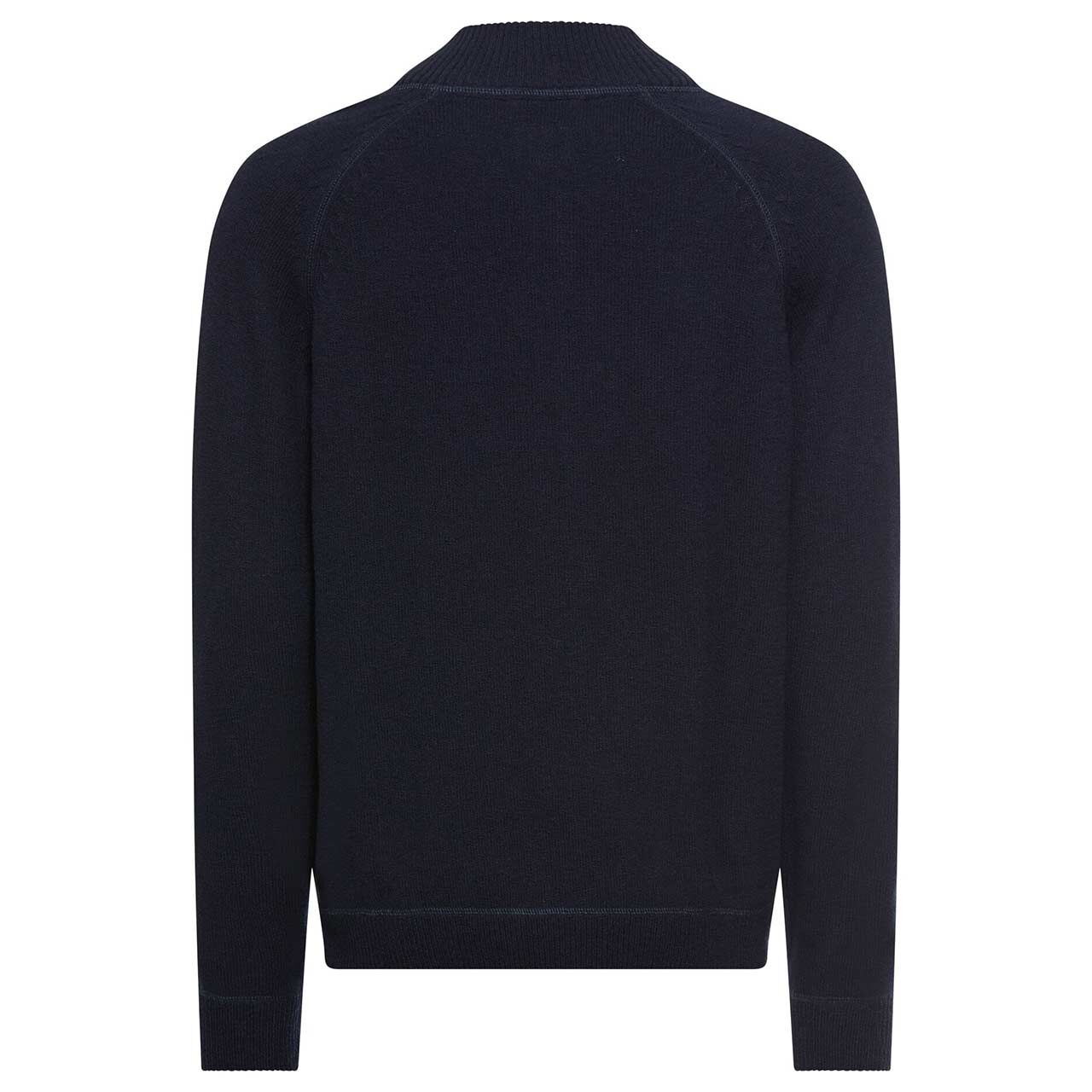 Herren Strickjacke von Camel active in der Farbe Dunkelblau, Rückansicht