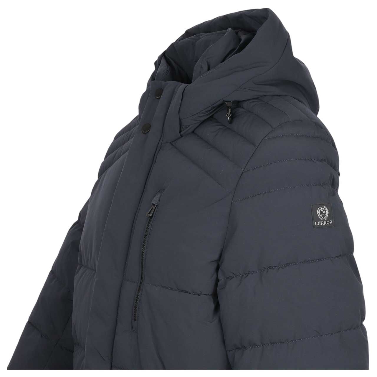 Lerros Herren Mantel functional blue night