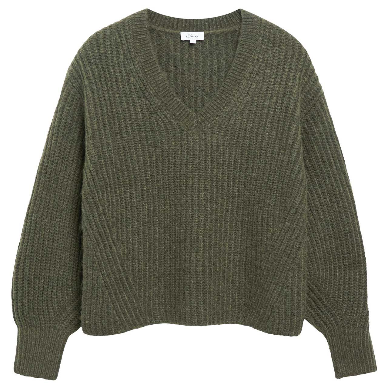 s.Oliver Damen Pullover olive