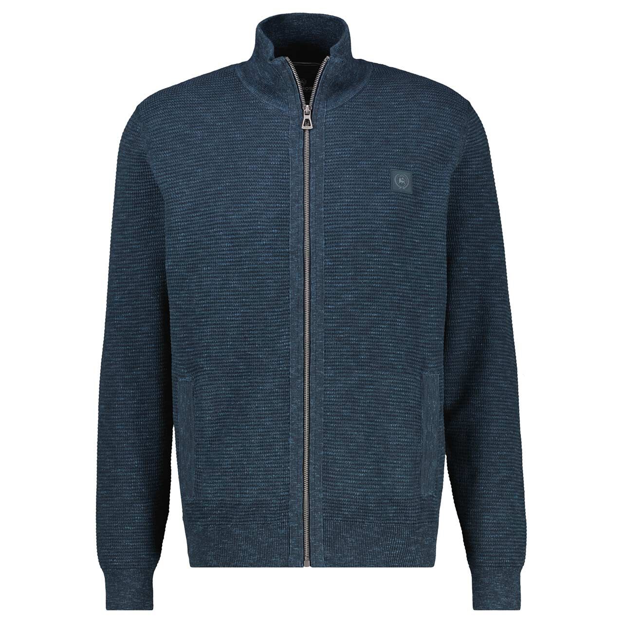 Lerros Herren Strickjacke classic navy blue melange
