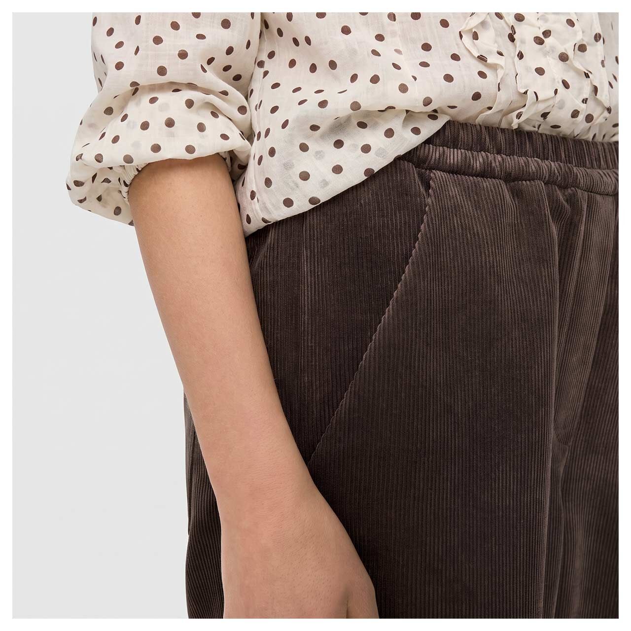 MAC Eva 7/8 Cordhose truffle brown