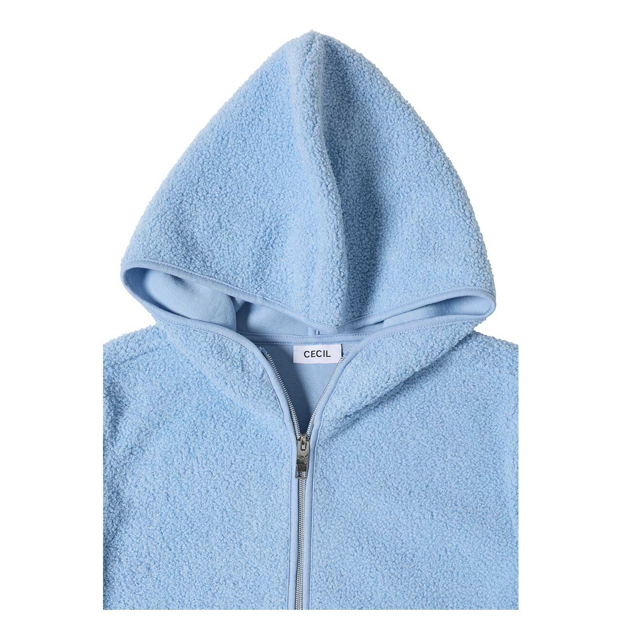 Cecil Damen Teddyjacke Solid Jacket easy blue