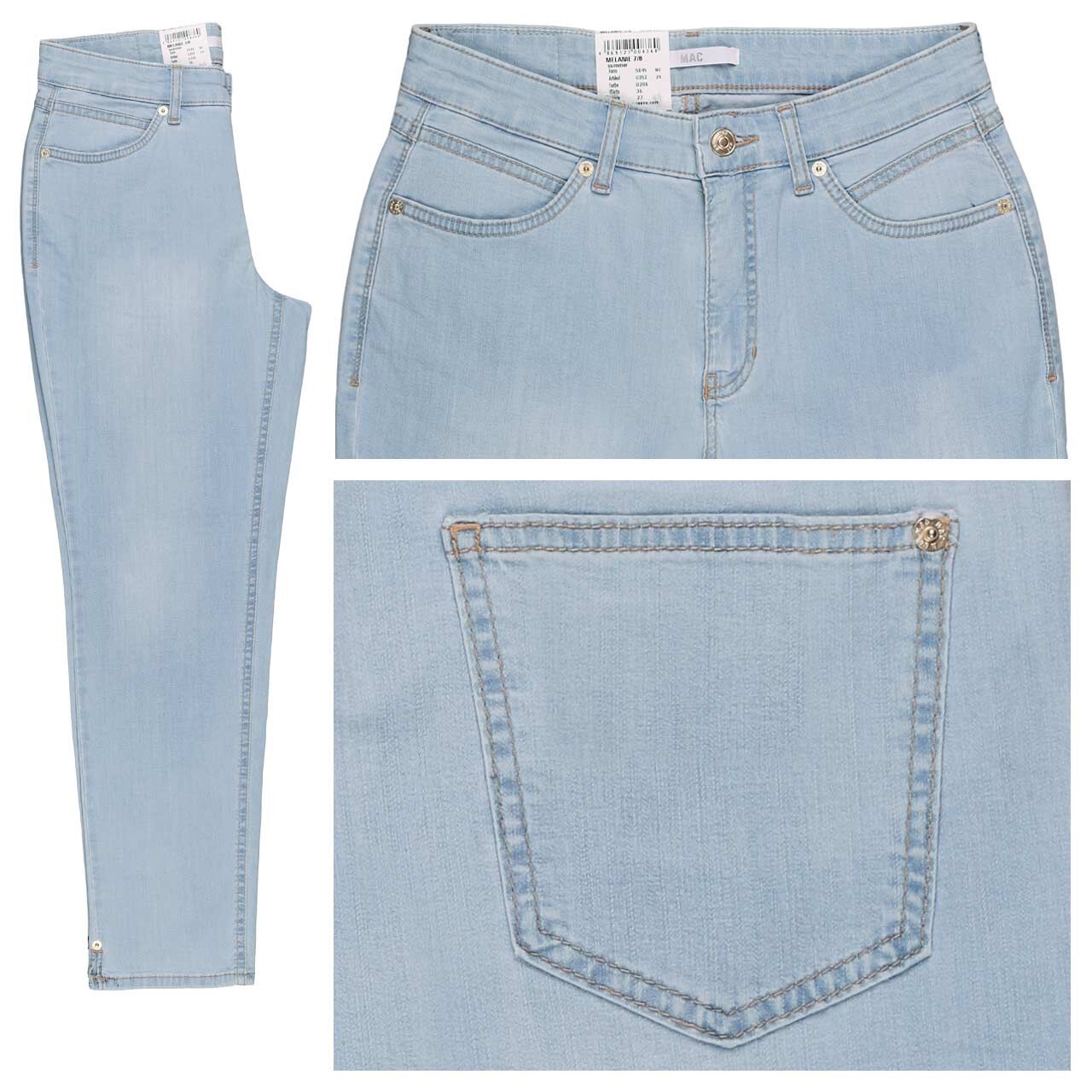 MAC Melanie 7/8 Jeans light blue sea washed summer MAC Melanie 7/8 Jeans light blue sea washed summer